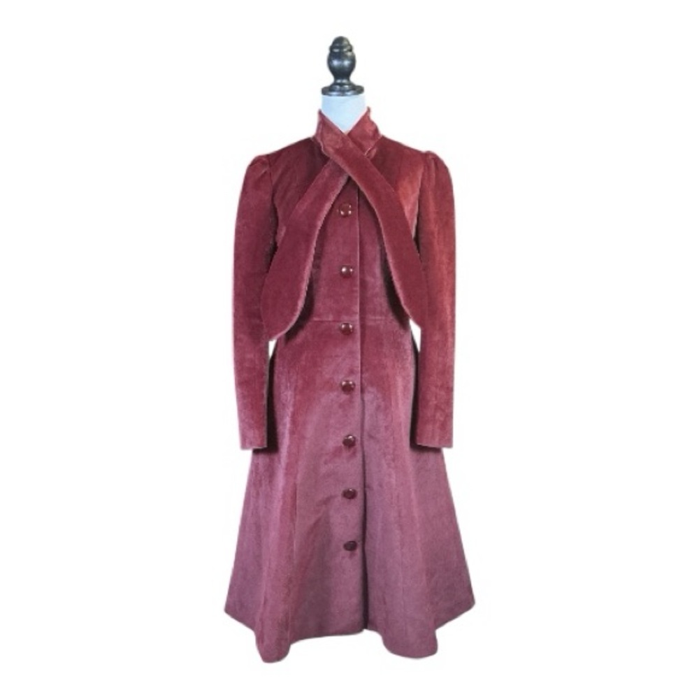 ModCloth x Collectif Retro Whimsigoth Goth Dark Academia Old Hollywood Coat S - Picture 3 of 8